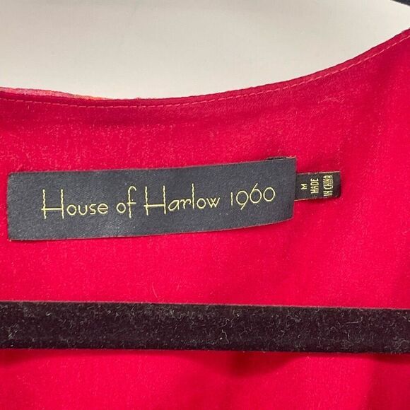 Revolve x House of Harlow Gashi Mini Dress | Red Pink Multi | NWT | Medium - Picture 13 of 17